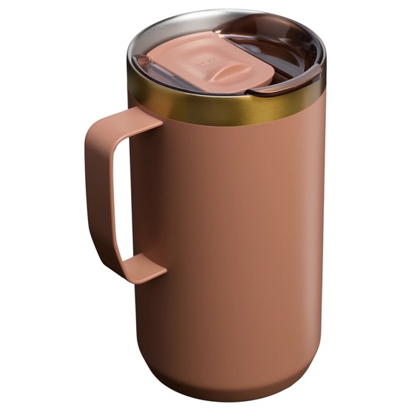 STANLEY 1913 THE STAY-HOT CAMP MUG | 24 OZ Mocha Latte - Picture 2 of 3